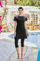 Maresiva Burkini Swimsuit-8302  Voile